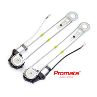 Kit de lève-vitres électriques universel Promata PW202T 24V pour 2 portes, avec moteur silencieux pour camion et bus