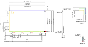 Modul Layar E Ink Spectra 6 25.3'' 25.3 inci Berkualitas Tinggi, Layar Epaer, Panel Layar E Ink Berwarna, Layar E Ink - Product Image 2