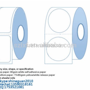Etiquetas Adhesivas de Plástico para Códigos de Barras, Resistentes al Agua, Aceite y Rayones, 58*40mm, 40*30mm, 40*20mm, 30*20mm, Rollos Personalizados para Tiendas - Product Image 2
