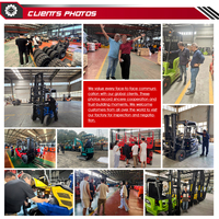 Ventes directes usine – Chariot élévateur diesel tout-terrain 4x4 (4 roues motrices) avec mât 3 étages, capacités 3, 3,5, 5 et 6 tonnes