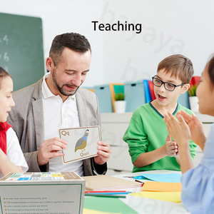 Design personalizzato personalizzato all'ingrosso di alta qualità per bambini ispessita <span class=keywords><strong>parola</strong></span> educativa di apprendimento cognitivo <span class=keywords><strong>gioco</strong></span> di carte Flash - Product Image 5
