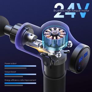 थोक इलेक्ट्रिक आवेग उच्च गुणवत्ता वाली मालिश बंदूक हैंडहेल्ड कंपन बंदूक पेशेवर मालिश गहरी ऊतक मालिश बंदूक - Product Image 4