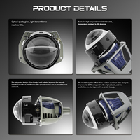 Proyector LED AFS de Alta Calidad para Faros Delanteros de Automóvil, Lente de 3 Pulgadas, 65W, 6000K, 12V, Nuevo, 7000LM, Ajuste Universal, 30000 Horas de Vida Útil