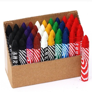 Crayon médical industriel fluorescent de couleur rouge, crayon de marquage au néon pour le bois de charpente - Product Image 1