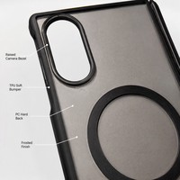 Étui pour Samsung Galaxy Z Fold 8, protection magnétique de la charnière, coque arrière translucide mate givrée, protection intégrale contre les chocs