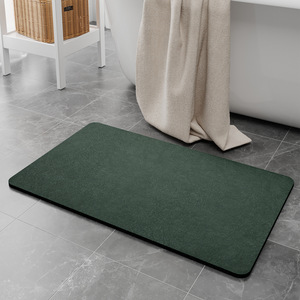 Tapis de bain uni de nouvelle conception avec dos en caoutchouc à séchage rapide, antidérapant et absorbant pour la maison ou les hôtels - Product Image 2