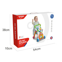 Offre Spéciale Trotteur Musical Pousseur Bébé 3-en-1 Multifonctionnel Anti-Renversement, Durable à Prix Bas, Jouets pour Bébé