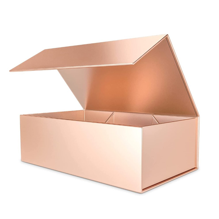 Rose Gold Magnetic Gift Boxes Packaging Luxury for ipad
