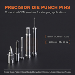 Punzón de Acero para Trabajo en Frío SKD11 D2 Personalizado, Punzón de Precisión para Estampado, Punzón No Estándar para Fabricación de Metales - Product Image 1