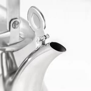 Cafetière moderne en acier inoxydable de grande capacité, grande théière, bouilloire avec filtre à gaz et à induction, antirouille - Product Image 4