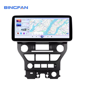 Lecteur multimédia de voiture à écran tactile complet <span class=keywords><strong>8</strong></span> cœurs DSP Carplay 12,3 pouces, autoradio Android pour <span class=keywords><strong>Ford</strong></span> <span class=keywords><strong>Mustang</strong></span> 2015-2020, navigation GPS - Product Image 2