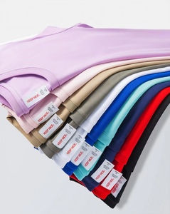 T-shirt d'été pour homme 200G en Sorona Dupont avec technologie rafraîchissante, col rond, respirant, infroissable, uni, décontracté, personnalisable avec logo, vente en gros - Product Image 3