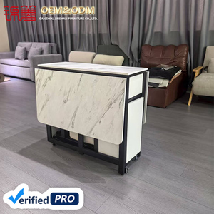 Phong Cách Hiện Đại Nhỏ Có Kích Thước Gấp Lưu Trữ Bàn Ăn Đặt Nhà Máy Trực Tiếp Đồ Nội Thất Nhà Cho Căn Hộ Sử Dụng Cho Khách Sạn - Product Image 4