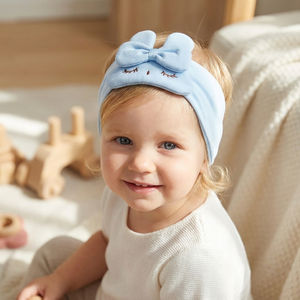 عصابة رأس أطفال جديدة بتصميم أوروبي أمريكي على شكل أرنب لطيف، مريحة وناعمة ومرنة - Product Image 2