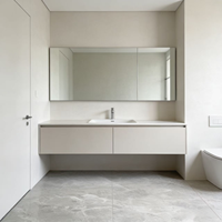 Carrelage en porcelaine émaillée Foshan Oceano 800x800mm, 10mm/12mm, antidérapant, imitation pierre, intérieur moderne, garantie 1 an