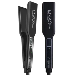 ENZO top seller hair pro nano titanium salon tormaline black touch screen piastra per capelli