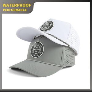 Gorra de Béisbol Impermeable para Hombre, Estilo Club de Golf, con Perforaciones Láser, Cierre a Presión, Gorra Trucker de Alto Rendimiento - Product Image 1