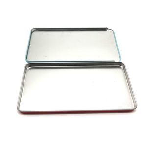 Boîte coulissante rectangulaire en fer blanc pour film de protection d'écran de téléphone portable, boîte de rangement métallique à coulisse, emballage - Product Image 2
