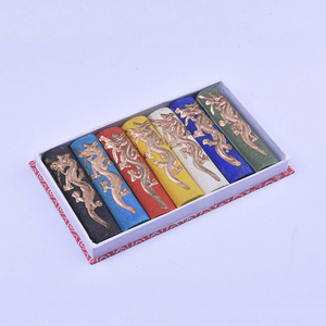 Coloré Chinois Traditionnel Papeterie Artiste <span class=keywords><strong>Encre</strong></span> Ensemble <span class=keywords><strong>de</strong></span> Bâton - Product Image 3