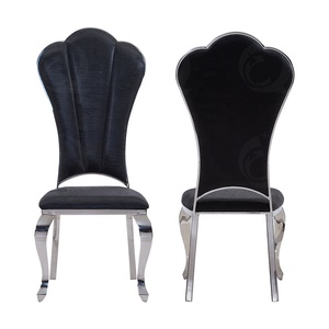 <span class=keywords><strong>Vintage</strong></span> rembourré esszimmerstuhl comedor <span class=keywords><strong>8</strong></span> sillas noir table à manger 6 <span class=keywords><strong>chaises</strong></span> en métal jambes chaise en cuir - Product Image 1