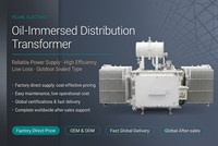 Transformateur de distribution immergé dans l'huile, trois phases, KVA personnalisé, tension IEC, tolérance haute tension pour projets électriques mondiaux