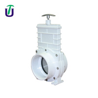 Chine couteau en plastique upc Pvc porte d'eau, grande taille 1.5 2 3 4 6 pouces 50Mm 75Mm 100Mm 110Mm 150Mm Dn65 Dn80 Dn100 Dn150