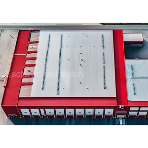 自動車部品保管用の耐火壁パネルを備えた鉄骨構造工場建物 - Product Image 3