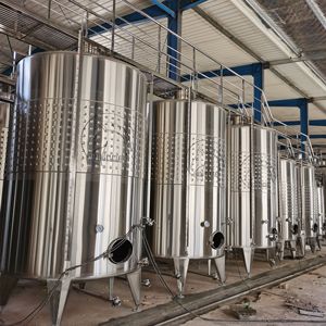 Fermentador de Vino Blanco <span class=keywords><strong>Pequeño</strong></span>/Grande de 5000L, Equipo de Fermentación de Vino de Frutas y Vino Tinto Personalizado para Uso en Bodegas - Product Image 5