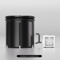 Achetez un mini refroidisseur de bain de glace portable à prix réduit avec une baignoire gonflable gratuite, garantie 1 an - Nouvel équipement de refroidissement compact