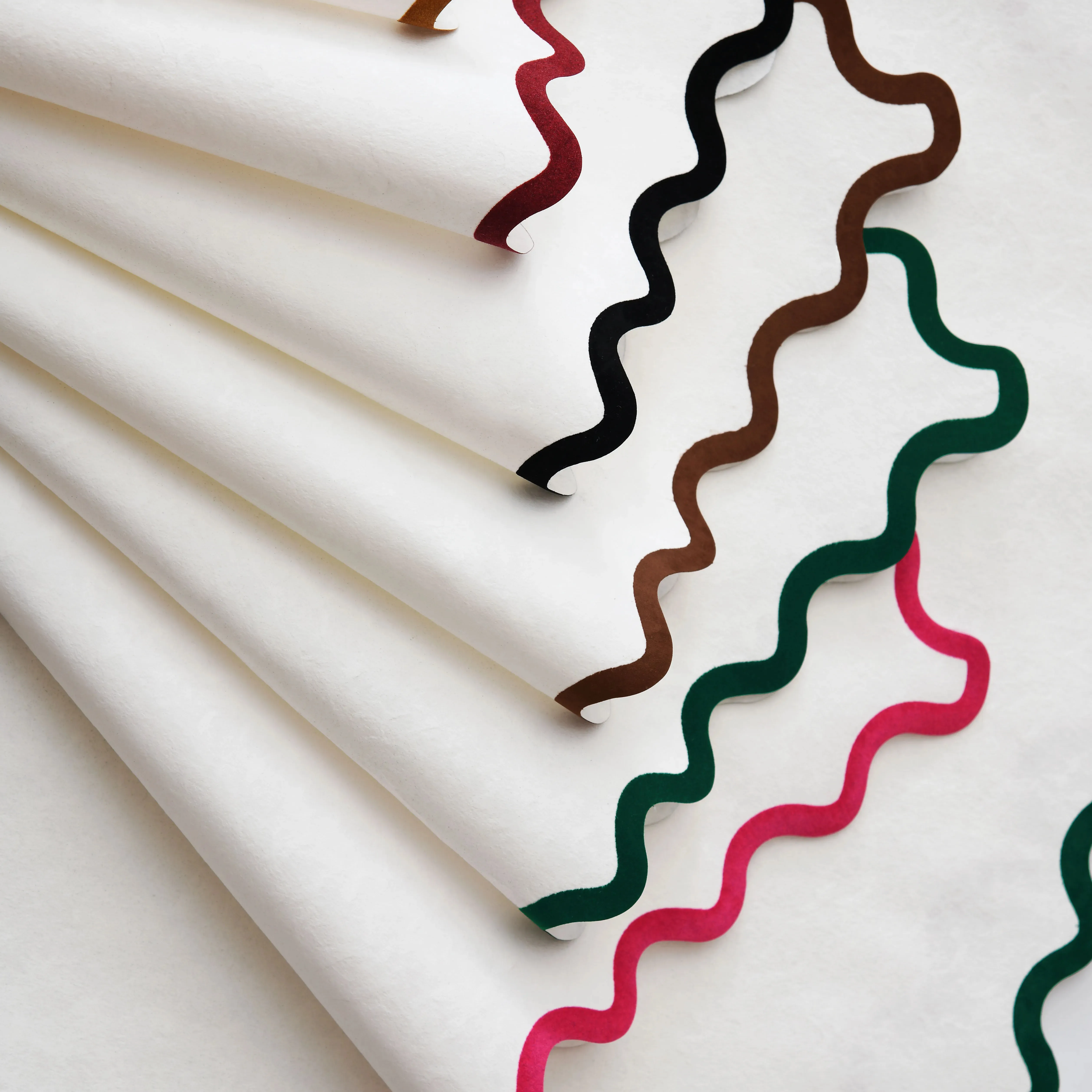 SINOWRAP新着クリスマスラグジュアリー植毛紙素材工場卸売