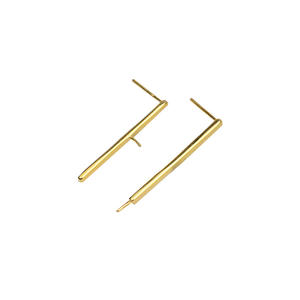 Pendientes de Plata S925 con Perlas para Mujer, Aretes Vacíos Modernos para DIY, Accesorios y Componentes de Joyería Personalizada 4137 - Product Image 5