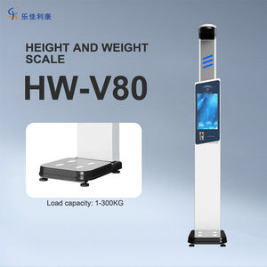 Báscula electrónica de altura y peso de acero de 300kg con pantalla LCD de medición de IMC compatible con OEM y ODM - Product Image 4