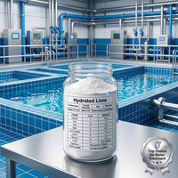 Chaux hydratée JIUCHONG de haute qualité pour le traitement des eaux usées, hydroxyde de calcium 325 Mesh, chaux calcaire 0,2 % d'humidité, 25 kg/50 kg
