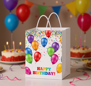 Sacchetto regalo di carta Mi House Market con stampa a 4 colori per bomboniere - Product Image 2