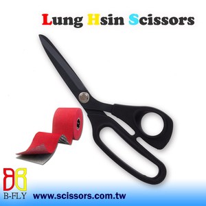 Ciseaux laser en acier inoxydable avec bord lisse et dentelé, manche en plastique pour applications de broderie, de couture et de confection - Product Image 3