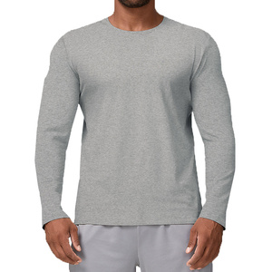 เสื้อยืดแขนยาวผู้ชายแบบสปอร์ตและลำลอง เนื้อผ้านุ่ม ระบายอากาศได้ดี น้ำหนักเบา เหมาะสำหรับกิจกรรมกลางแจ้ง - Product Image 1