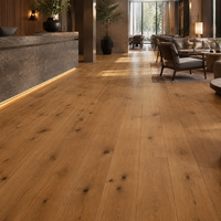 Parquet en chêne style nordique, collection longueurs aléatoires, bande unique pour la maison
