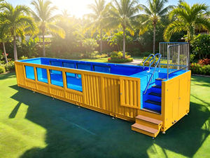 <span class=keywords><strong>Piscina</strong></span> Portátil Sobre el Suelo, <span class=keywords><strong>Piscina</strong></span> Prefabricada en Contenedor para Adultos y Niños - Product Image 5