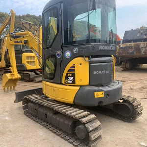 Good Condition Low Working 99% New Used Excavator KOMATSU PC35 3 Ton Japan <b>Mini</b> Used Komatsu PC35 PC35MR Excavator with EPA CE - Product Image 1