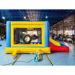 Château gonflable Paw avec toboggan, qualité commerciale, pour enfants, idéal pour la location événementielle - Product Image 4