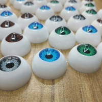 Haute qualité 12mm 16mm 22mm grand rond réaliste en plastique jouet yeux Halloween ours poupée globes oculaires pour jouets en peluche