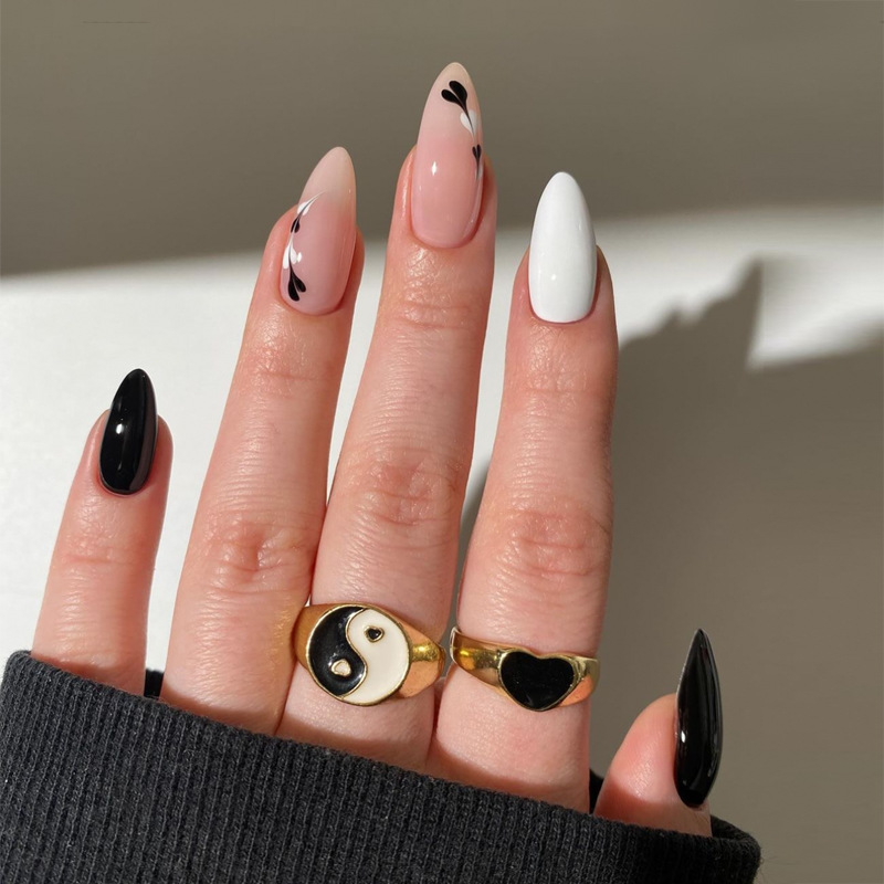 BZ1329 black moon white edge