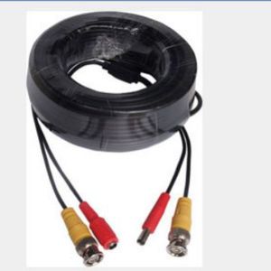 Câble d'alimentation et de vidéo de surveillance HJSCCD Hongjin, connecteur DC BNC 20M, accessoire CCTV - Product Image 1