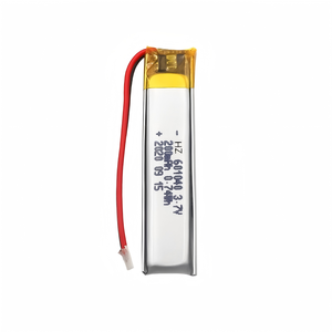 Batterie Li-Polymère Rechargeable Personnalisée en Gros HZ 601040 3.7V 200mAh 0.74Wh pour Jouets OEM - Product Image 1