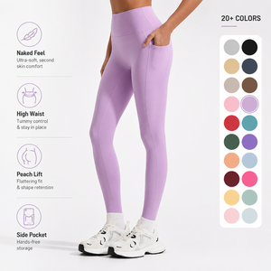 Leggings <span class=keywords><strong>de</strong></span> yoga <span class=keywords><strong>de</strong></span> cintura alta con efecto segunda piel y bolsillos para <span class=keywords><strong>mujer</strong></span>, <span class=keywords><strong>mallas</strong></span> <span class=keywords><strong>de</strong></span> entrenamiento con efecto levantamiento <span class=keywords><strong>de</strong></span> glúteos, pantalones <span class=keywords><strong>de</strong></span> fitness <span class=keywords><strong>de</strong></span> secado rápido para gimnasio y running, venta al por mayor - Product Image 2