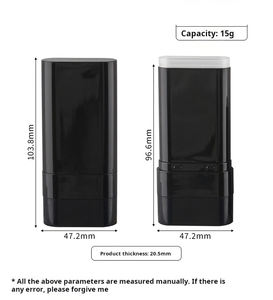 Envase Giratorio Personalizado de 15g 20g para Brocha, Envase de Doble <span class=keywords><strong>Cabeza</strong></span> 2 en 1 para Protector Solar, Crema de Maquillaje, Rubor, Base de Maquillaje en Barra - Product Image 3