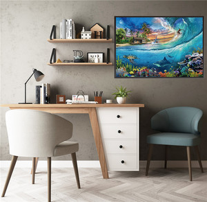 Trò Chơi Xếp Hình 500 Mảnh Bằng Bìa Cứng Màu Xanh Dương Bán Chạy Từ Nhà Máy Trò Chơi Xếp Hình - Product Image 6