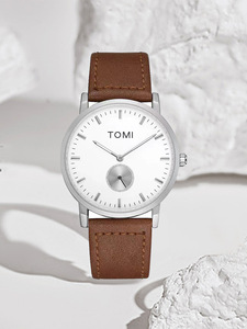 นาฬิกาคู่รัก <span class=keywords><strong>TOMI</strong></span> T072 T073 รุ่นปรับแต่งได้ นาฬิกาควอตซ์แฟชั่นหรู สายหนัง เหมาะสำหรับเป็นของขวัญ ขายส่ง นาฬิกาคุณภาพสูง - Product Image 6