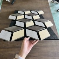 Nouveau style, installation facile, traitement acoustique en MDF de forme spéciale pour hôtel, restaurant, panneau acoustique