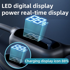 X10 modèle privé transfrontalier écouteurs à conduction osseuse niveau d'affichage numérique 32G mémoire sport-optimisé pour le type de natation - Product Image 4